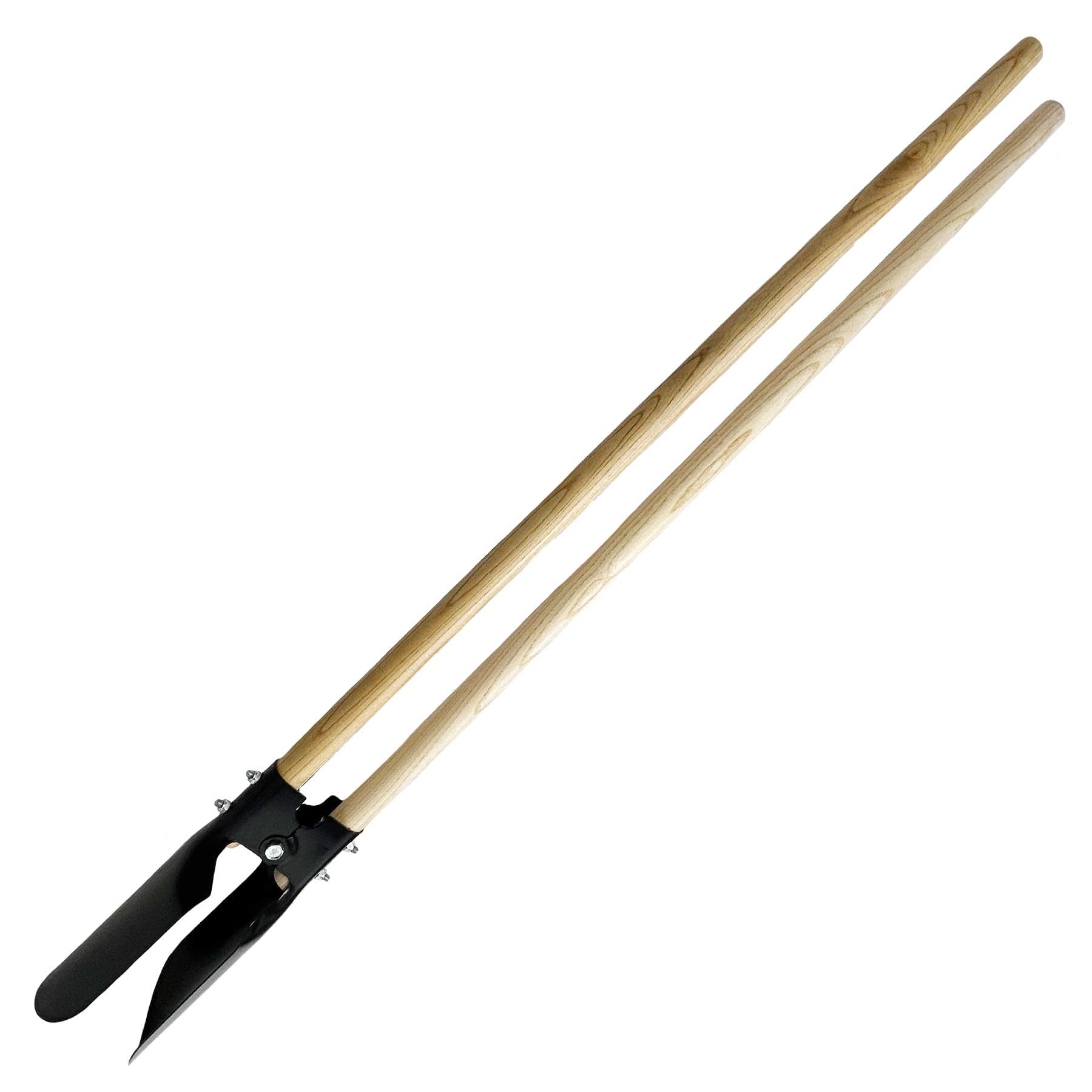 Amazon AB Tools Fence Post Hole Digger Shovel Spade For Garden Fencing With Wooden Handles Patio Lawn Garden
