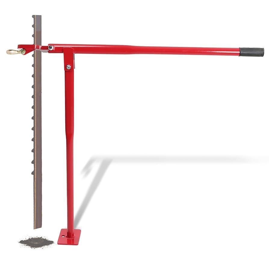Amazon BISupply T Post Puller Fence Post Puller Wood Fence Post Puller 36in T Post Remover And Tree Stump Remover For Yards Patio Lawn Garden