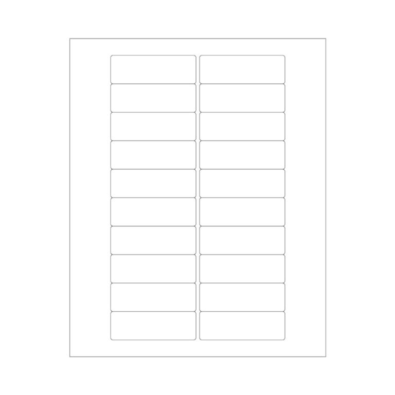 Amazon ChromaLabel 1 X 3 Inch Printable Labels Office Label Stickers Compatible With Laser And Inkjet Printers 25 Label Sheets 500 Labels For Printer White Office Products