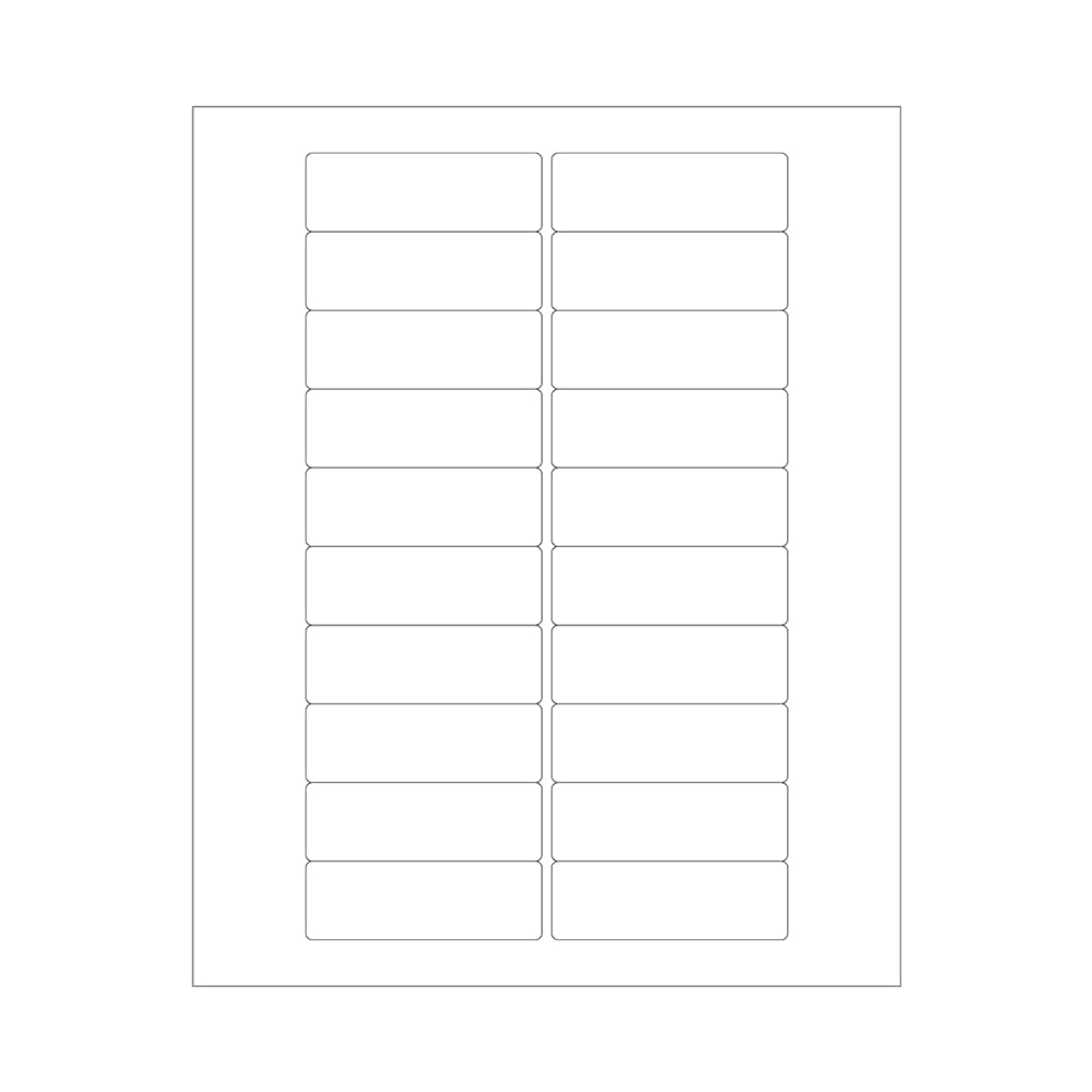 Amazon ChromaLabel 1 X 3 Inch Printable Labels Office Label Stickers Compatible With Laser And Inkjet Printers 25 Label Sheets 500 Labels For Printer White Office Products