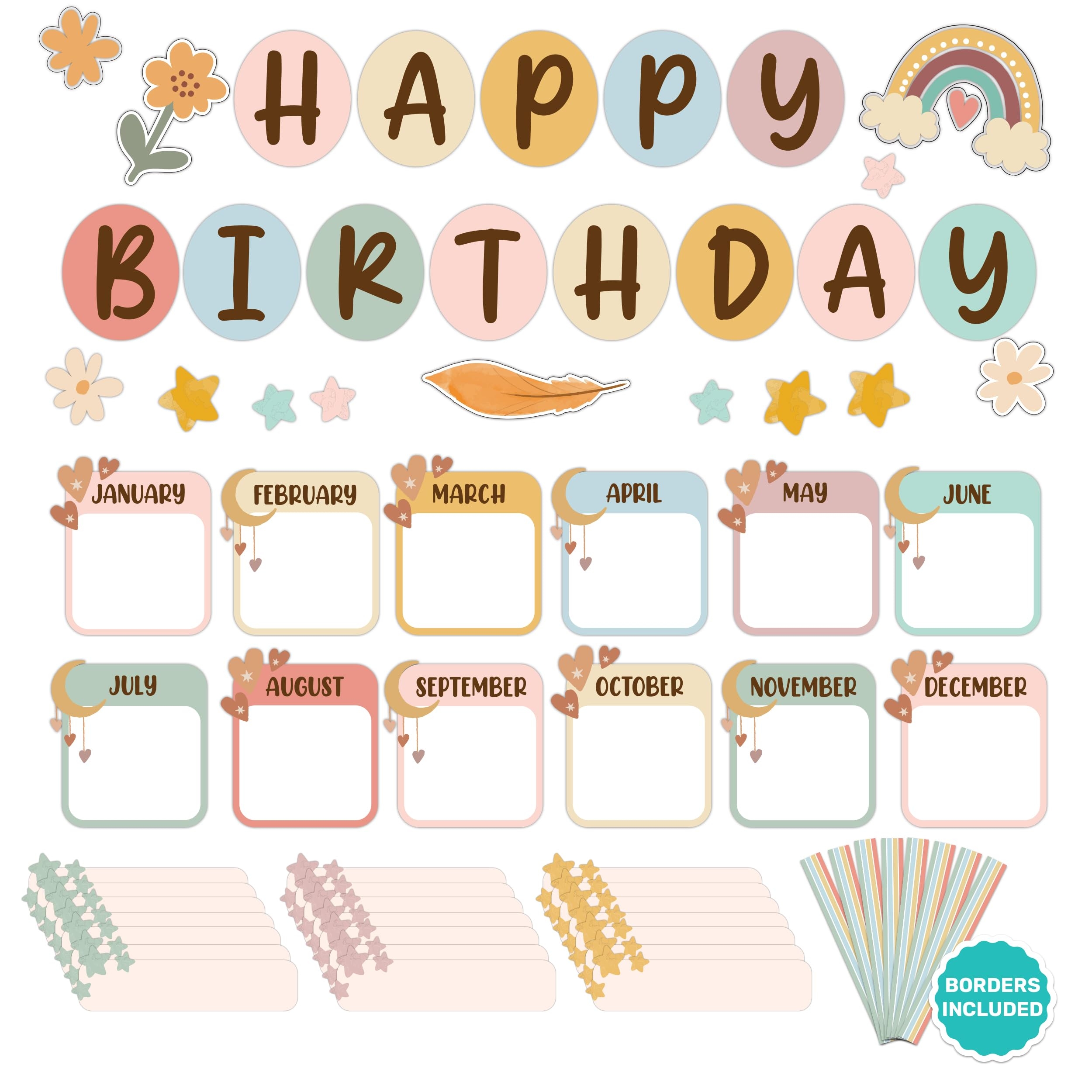 birthday bulletin board ideas for office printable