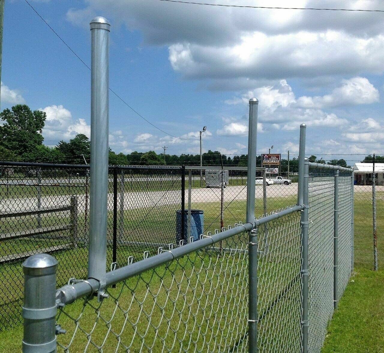 Amazon Extend A Post Post Extensions For Chain Link Fence Set Of 6 Size 1 5 8 Patio Lawn Garden