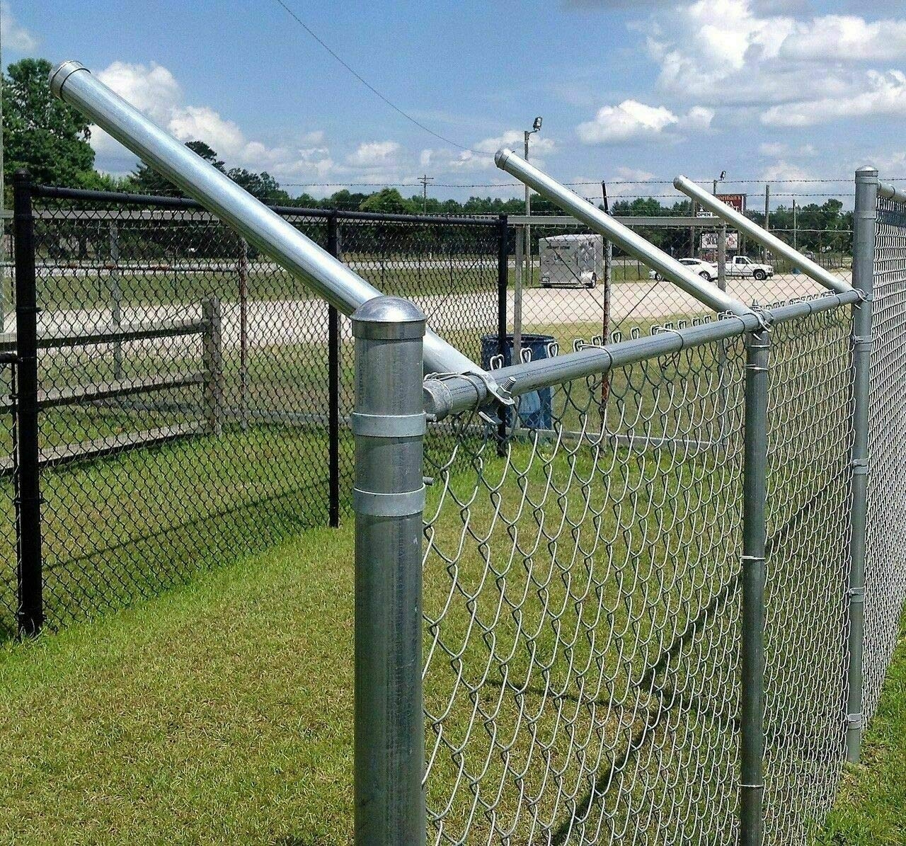 Amazon Extend A Post Post Extensions For Chain Link Fence Set Of 6 Size 1 5 8 Patio Lawn Garden