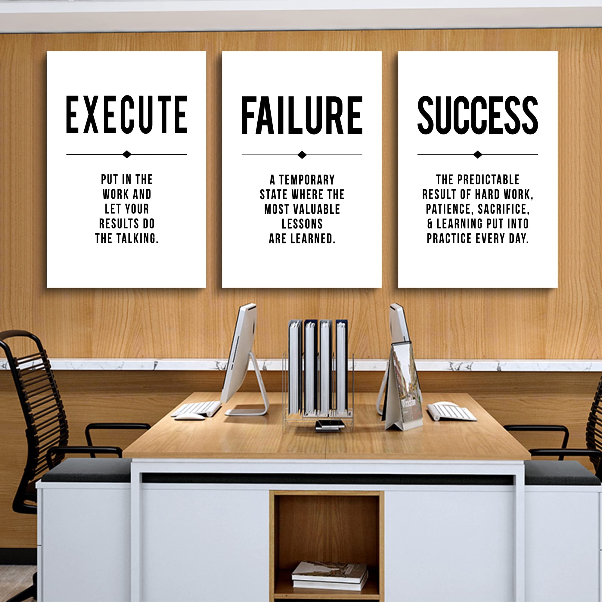 Amazon Framed Canvas Wall Art Success Quote Office Wall Art Worksheets Library