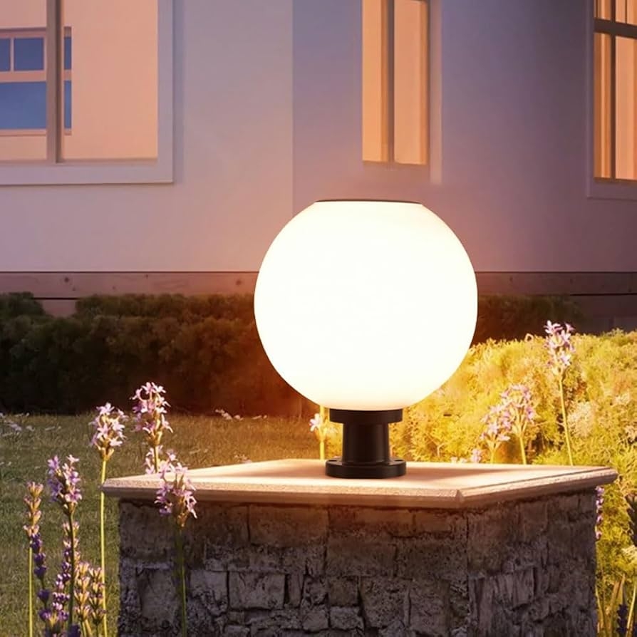 Amazon LCSMVLQ High Brightness LED Lighting Outdoor Fence Post Cap Light Solar Post Lights Solar Post Caps Lights For Deck Patio Garden Decor Modern Solar Outdoor Column Lights Tools Home Improvement