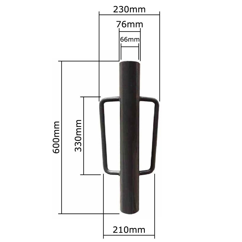 Amazon MTB SUPPLY Fence Post Driver With Handle 18LB Black Iron T Post Pole Pounder Hand Post Rammer For U Fence Post Wooden Post Patio Lawn Garden