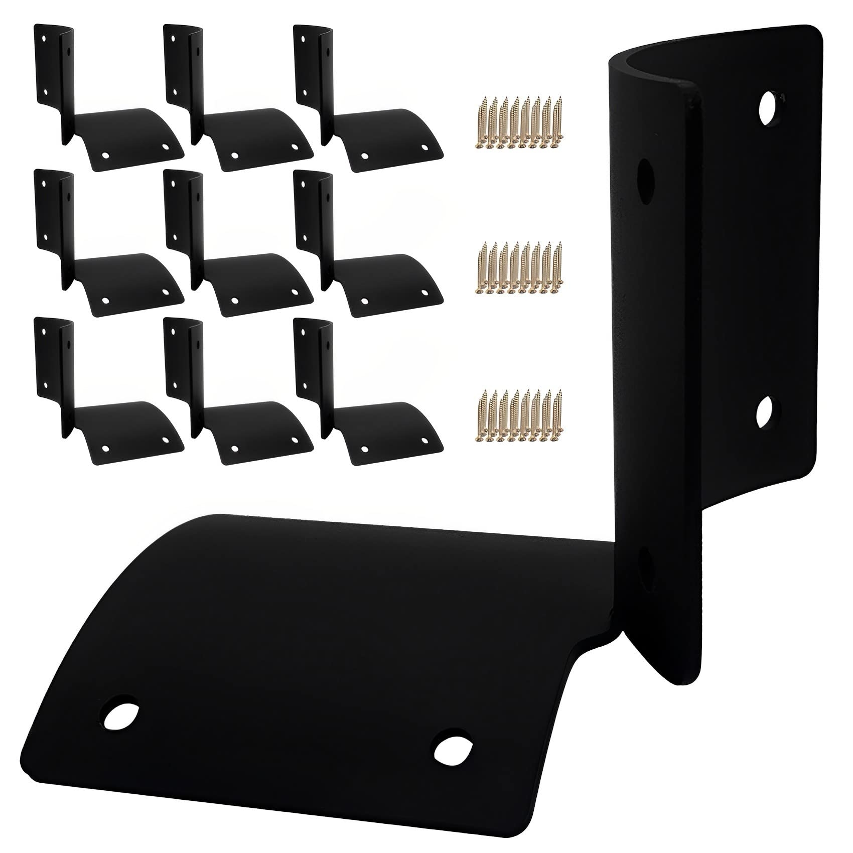 Amazon Round Post Fence Brackets 10pcs Rail Supply For Online Fencing Tools Home Improvement