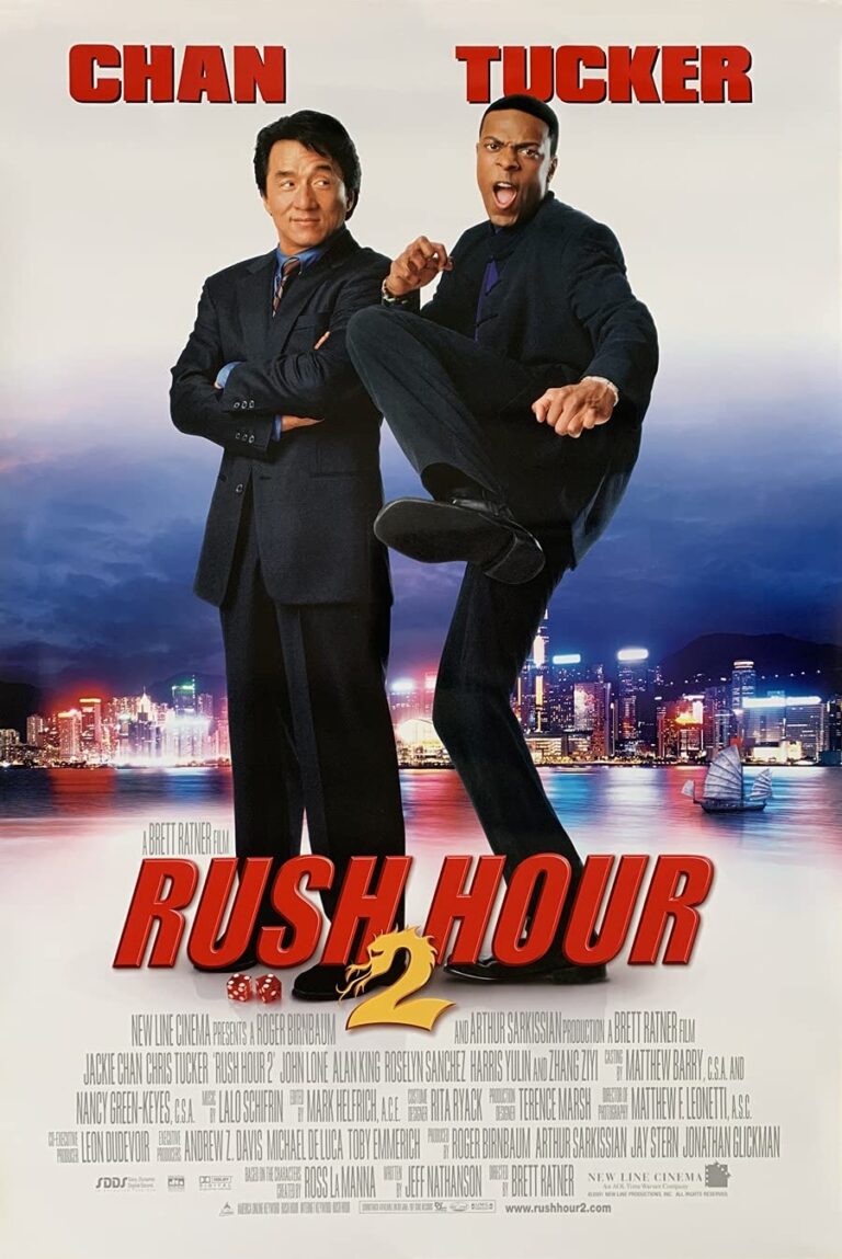 Amazon RUSH HOUR 2 MOVIE POSTER 2 Sided ORIGINAL INTL FINAL 27x40 JACKIE CHAN CHRIS TUCKER Posters Prints