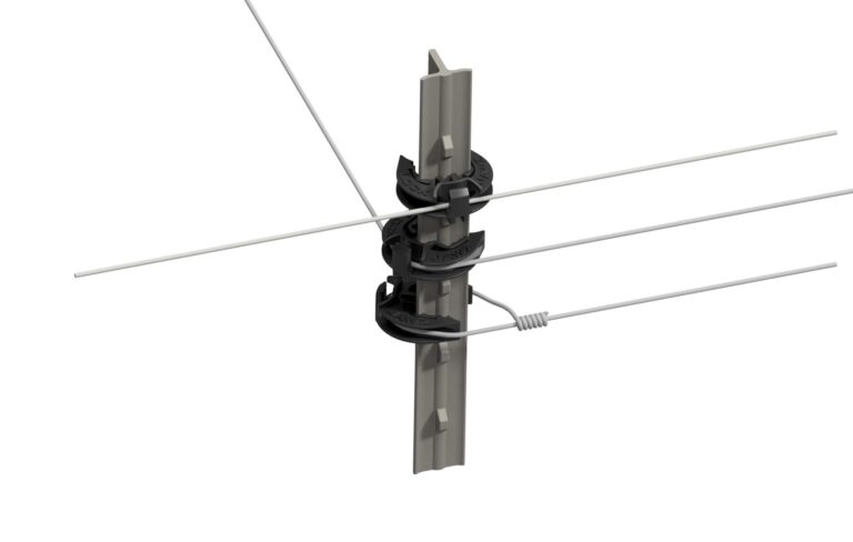Amazon T 360 Electric Fence T Post Insulator Black Bulk Qty 100 Patio Lawn Garden