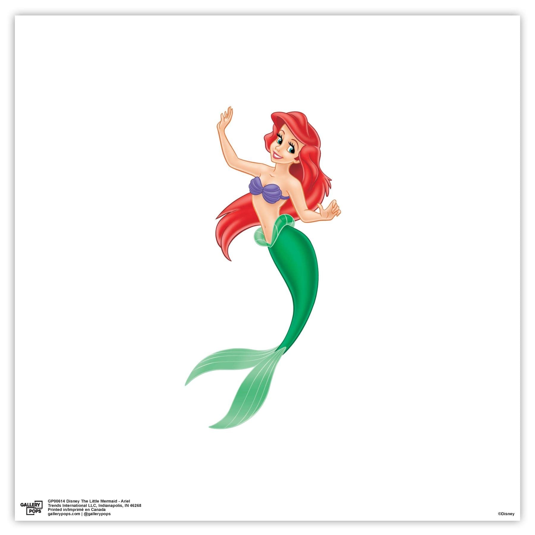 Amazon Trends International Gallery Pops Disney The Little Mermaid Ariel Wall Art Wall Poster 12 X 12 Unframed Version Posters Prints
