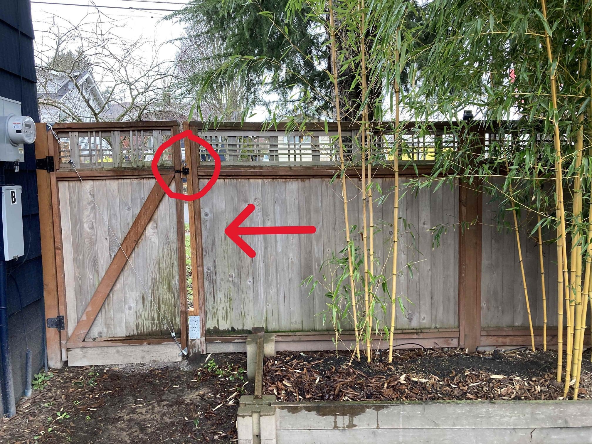 Anchor How To Correct A Leaning Fence Home Improvement Stack Exchange
