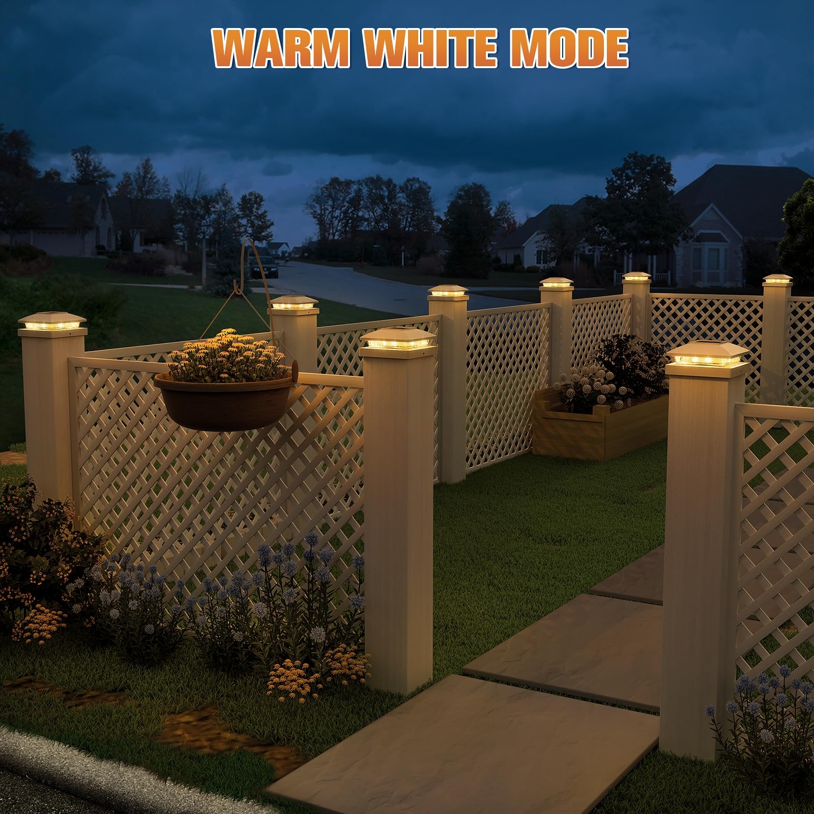 solar light for fence post