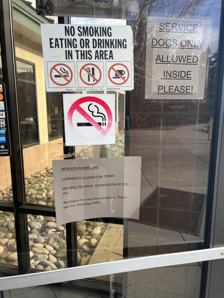 Avon Post Office Experiencing Unexpected Closures This Week VailDaily