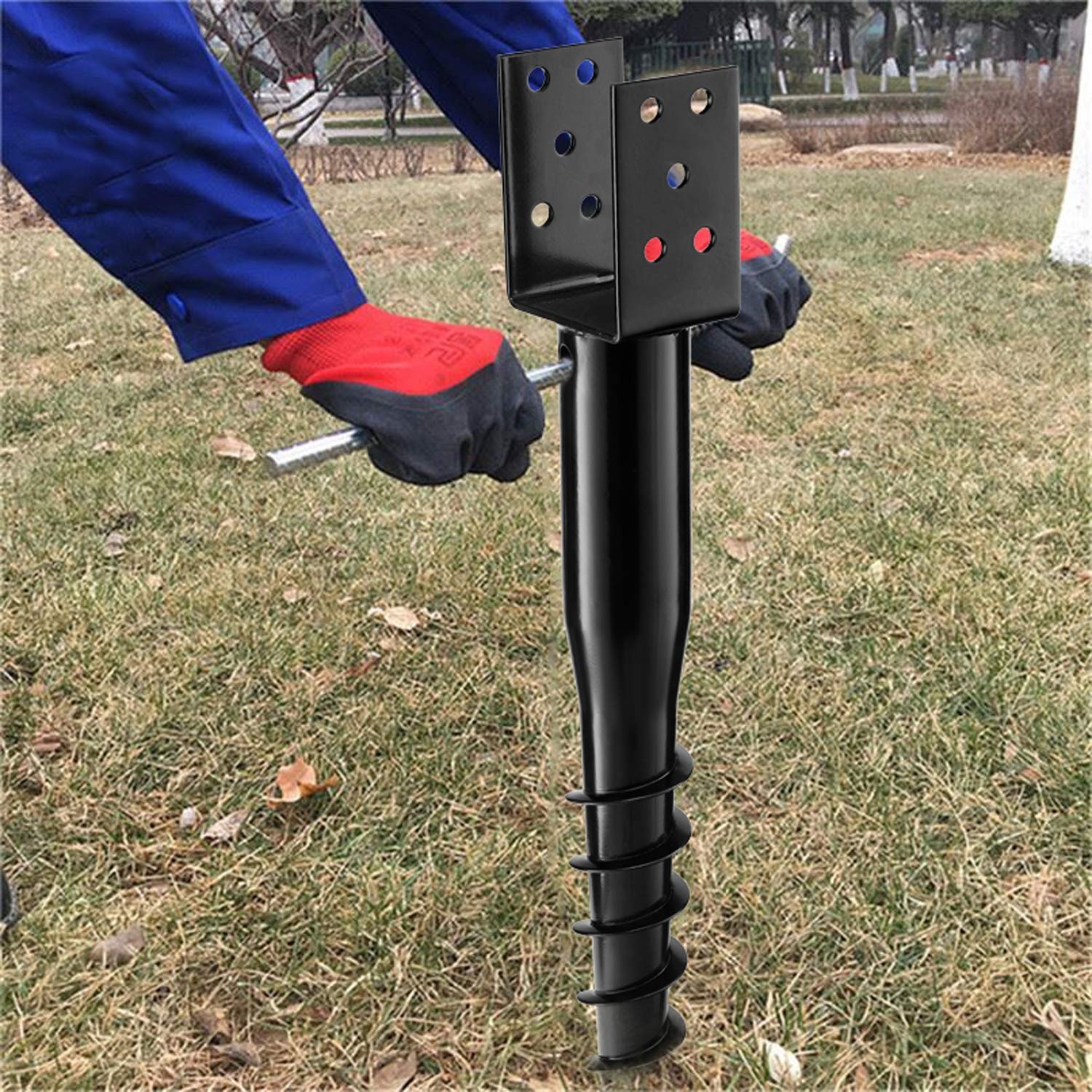 no dig fence post anchors