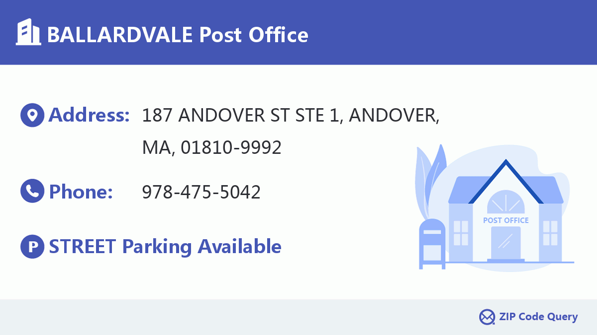 andover ma post office hours