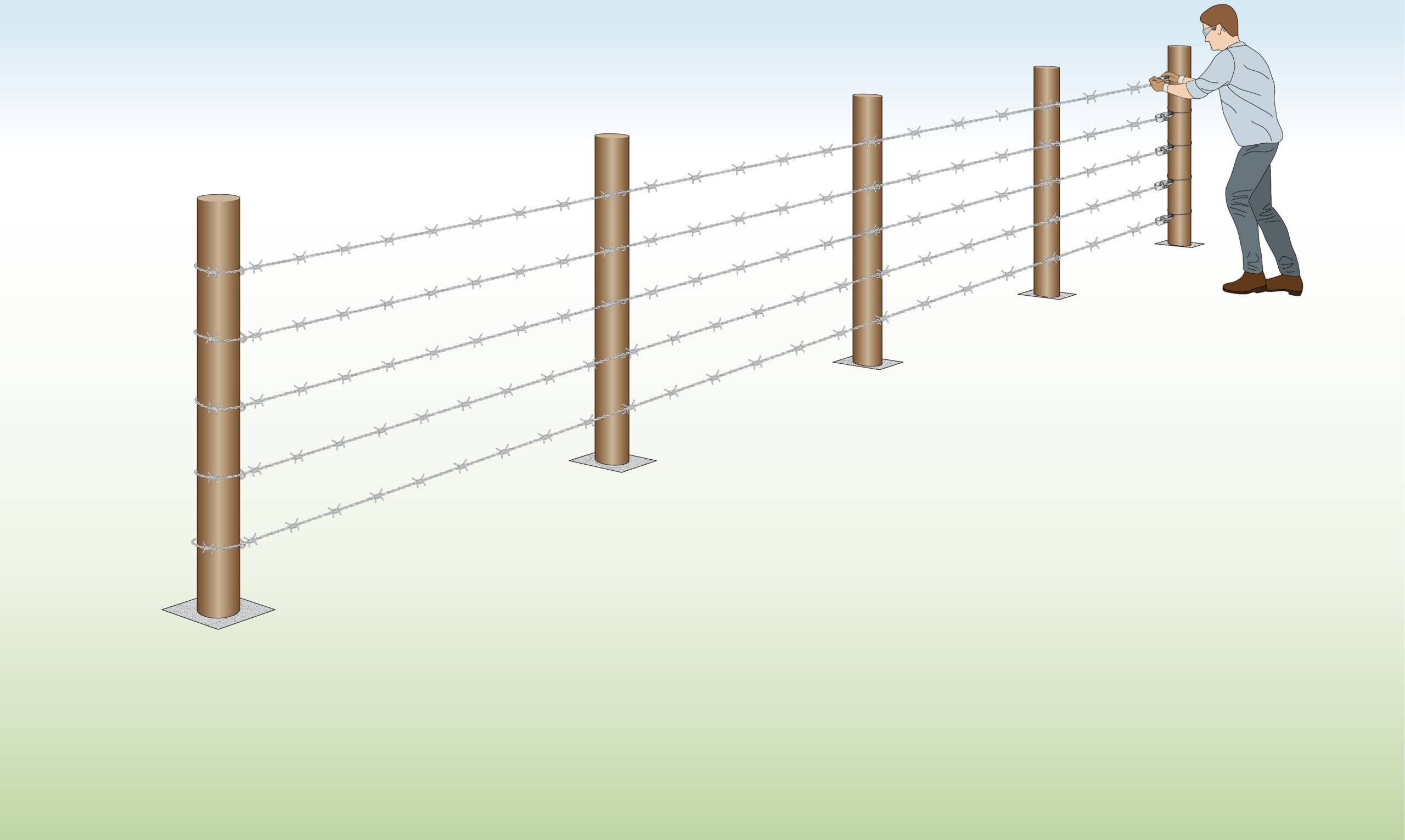 Barbed Wire Installation PRINTABLE GUIDE Wire Fence