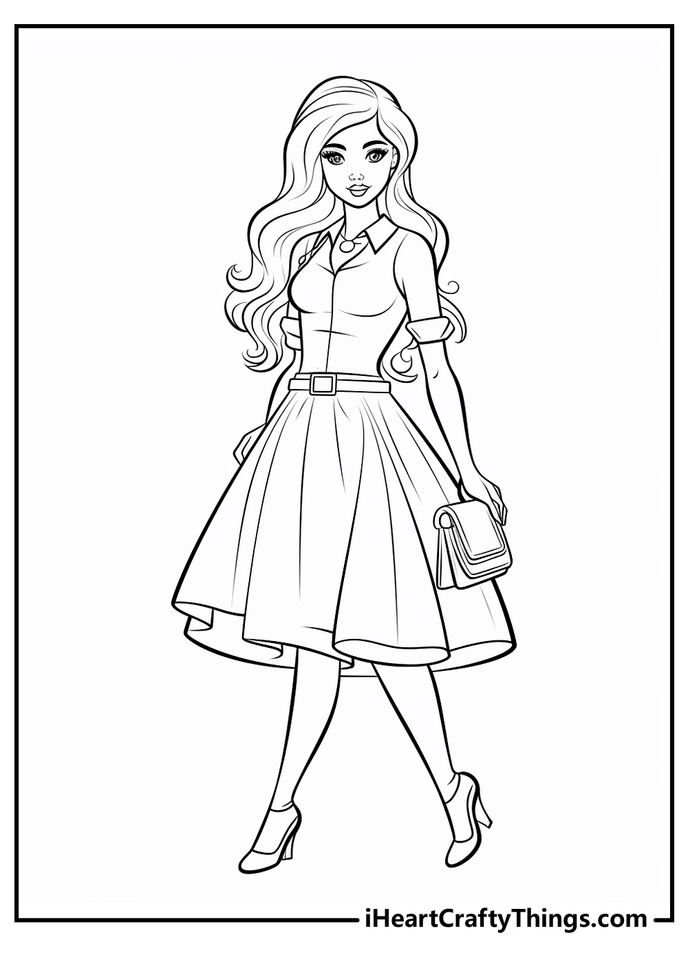 Barbie Coloring Pages 100 Free Printables 