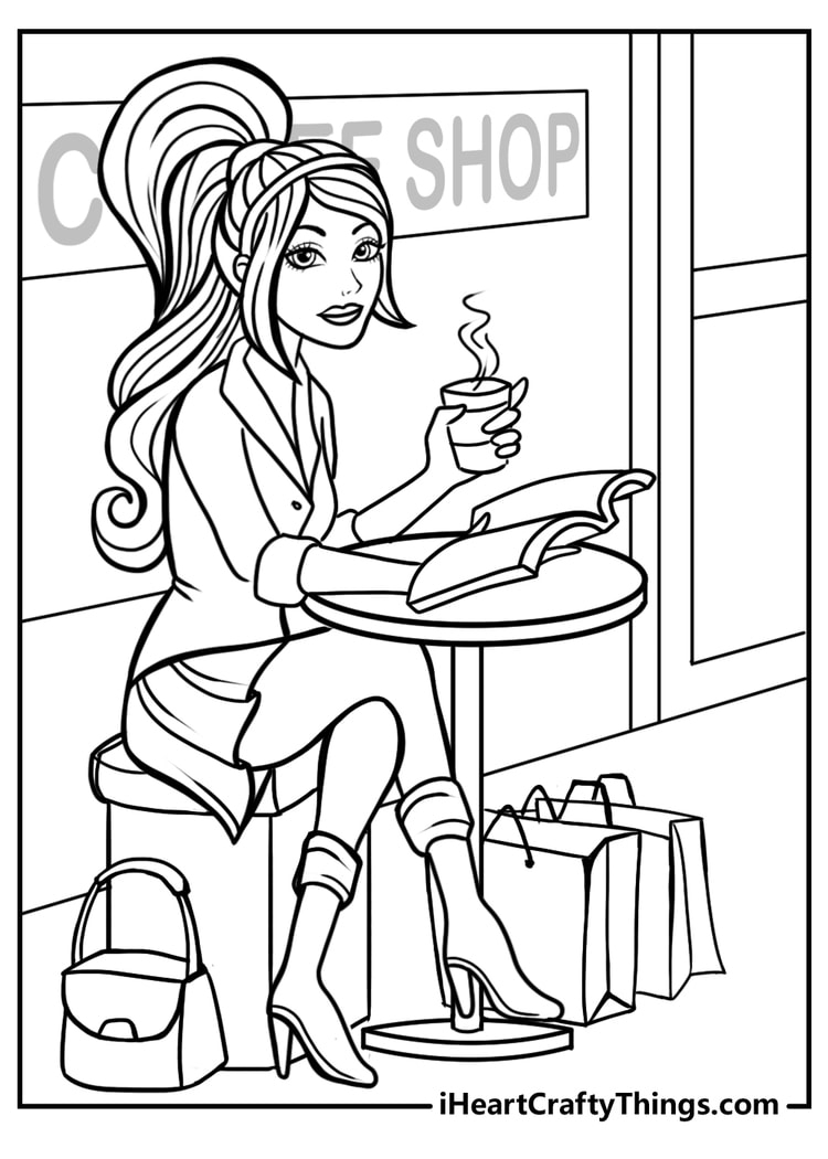 Barbie Coloring Pages 100 Free Printables 