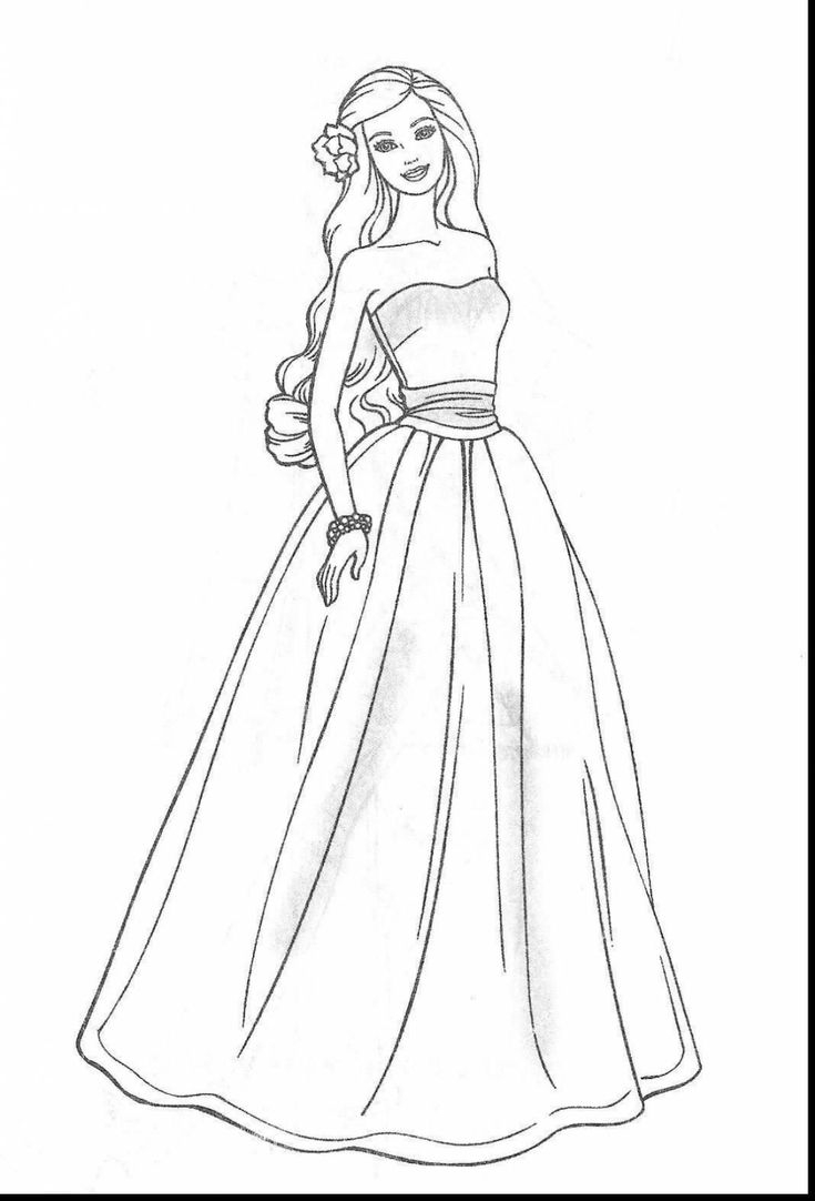 Barbie Coloring Pages For Teenager PDF Coloringfolder