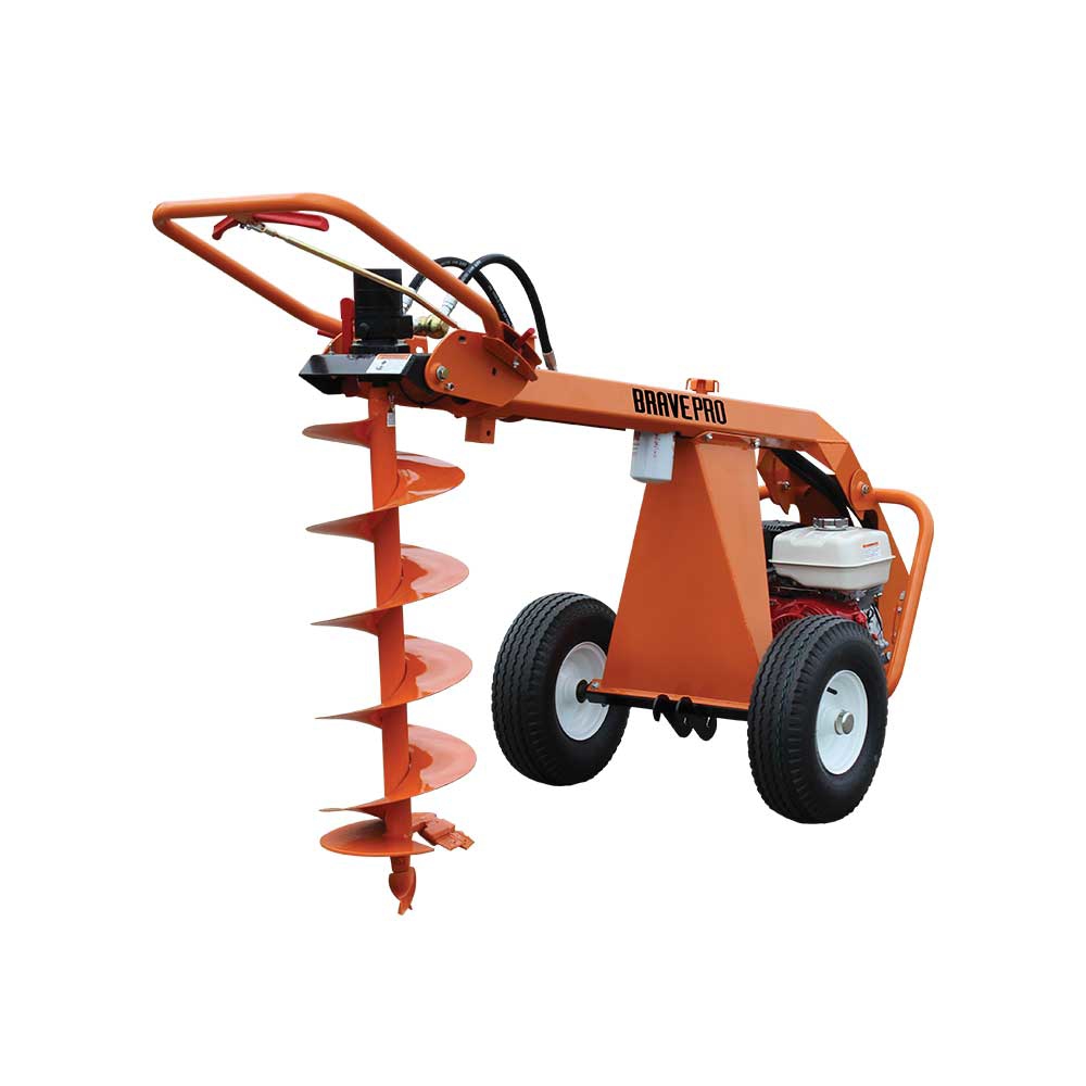 Brave Auger Towable Hydraulic Honda GX270 BRPA325H Great Northern Equipment