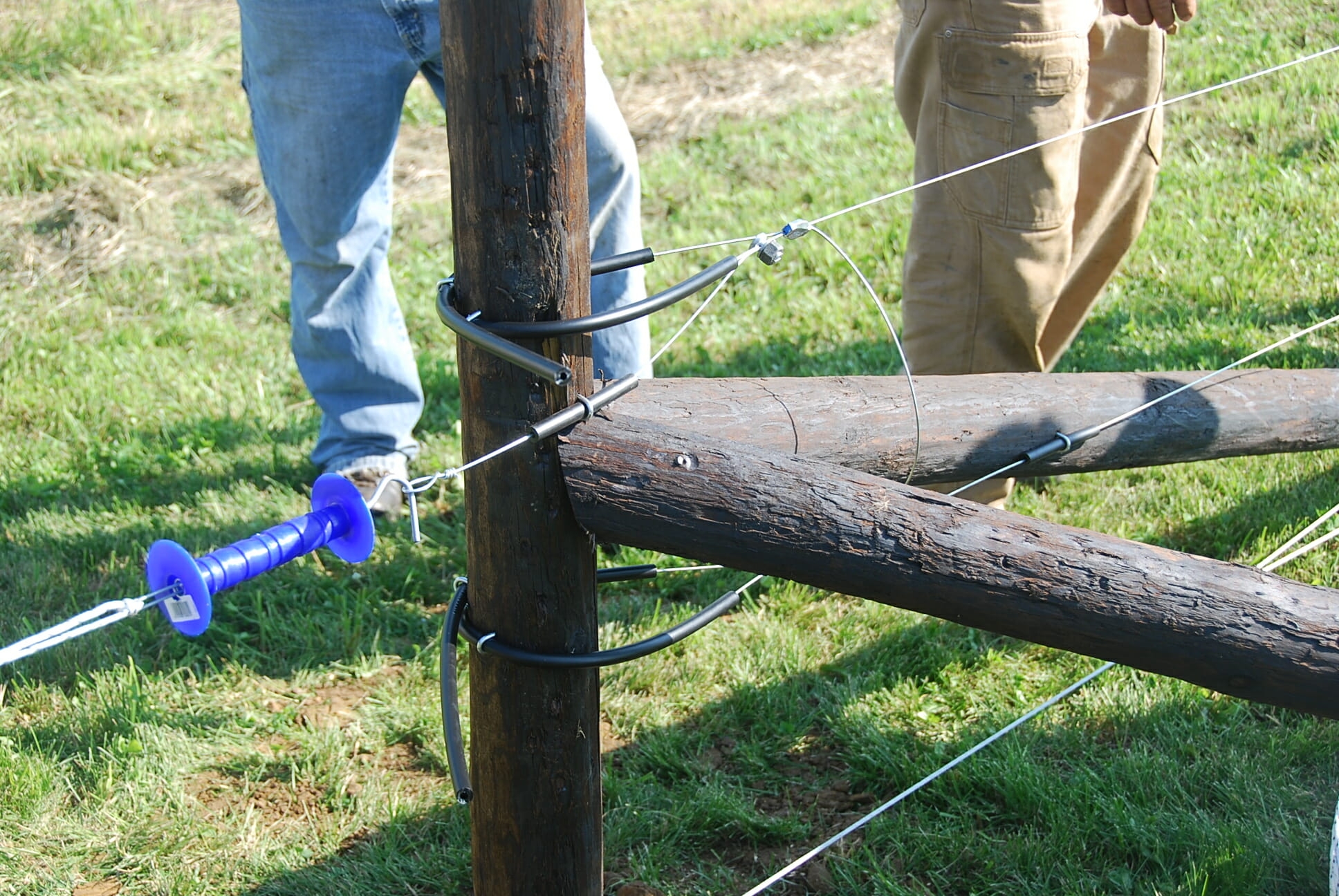 high tensile fence post spacing