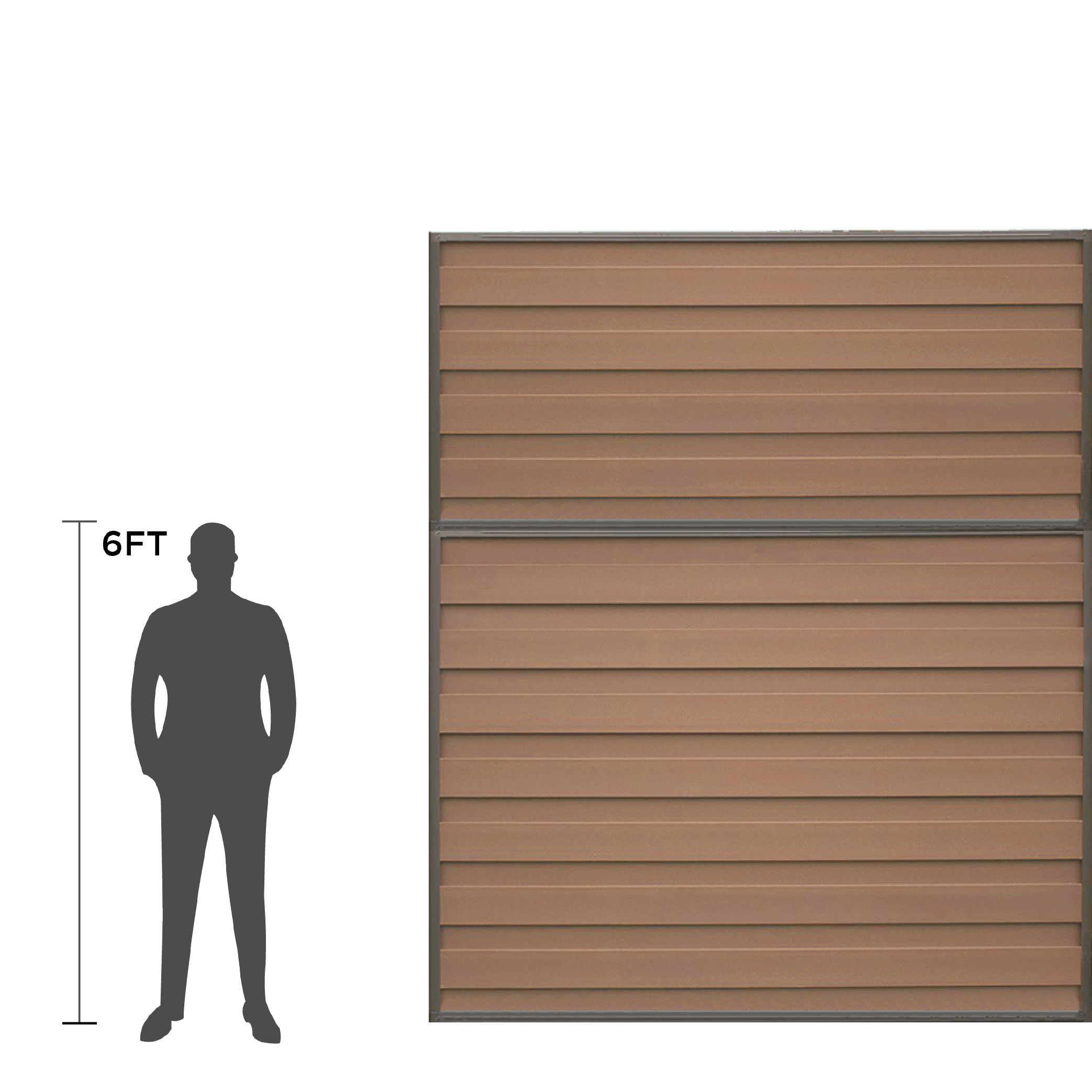 Buy 10ft Tall Horizontal Fence Kit Trex With Horizons FDS