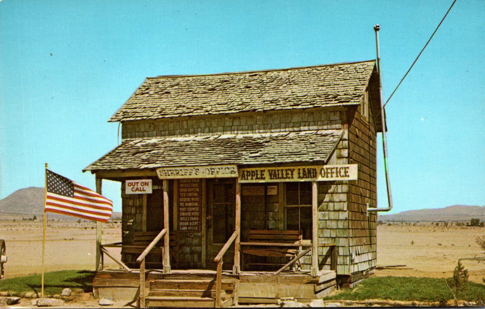 California Apple Valley The Old Sheriff s Office United States California Other Postcard HipPostcard