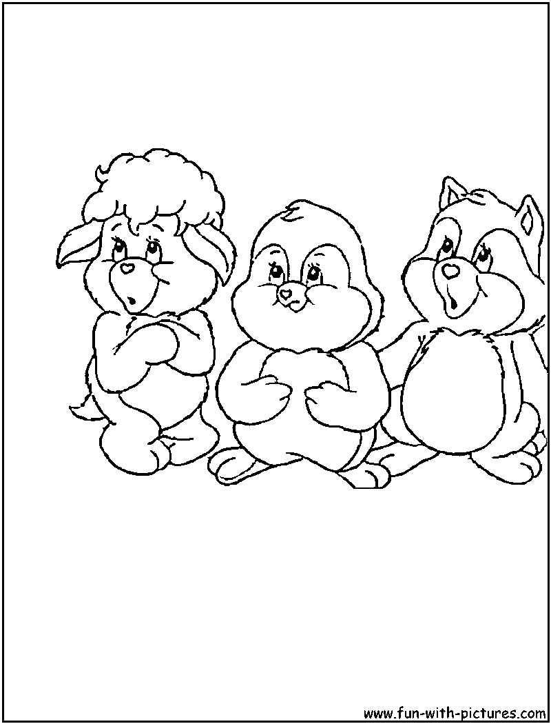 Care Bear Cousins Coloring Pages Free Printable Colouring Pages For Kids To Print And Color In
