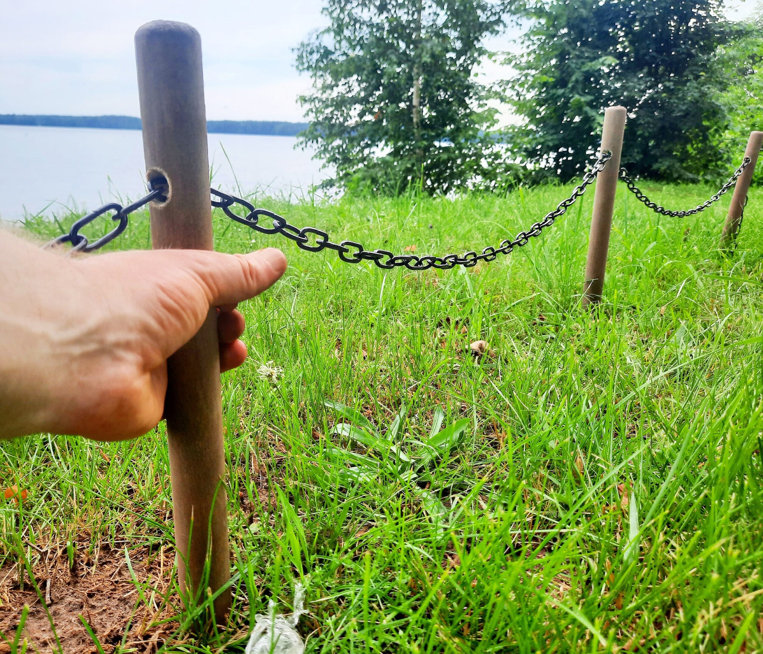 Chain Fence For Gardens Parks And Backyards Practical And Decorative 6 6 100 Feet Long Etsy