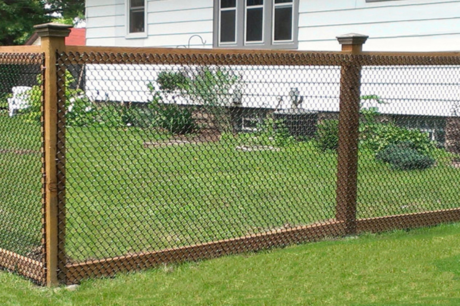 post and chain fence