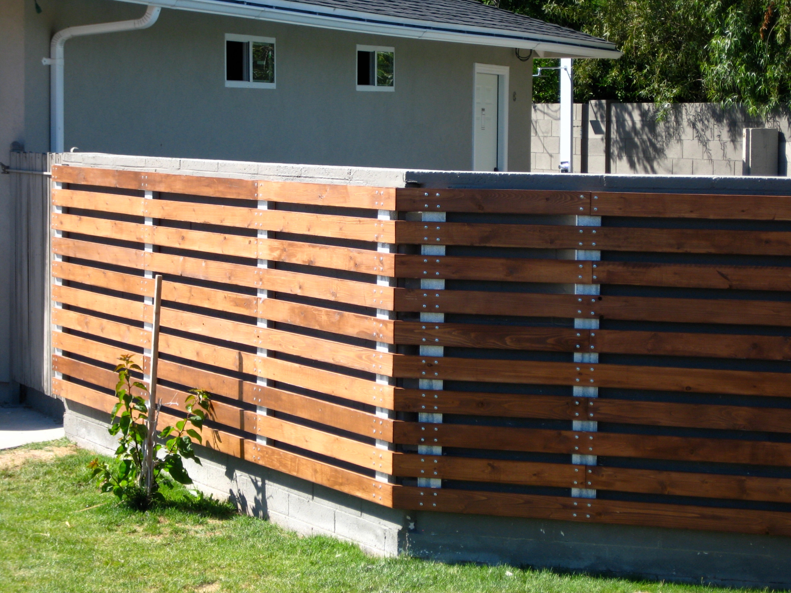 Cinder Block Fence Photos Ideas Houzz