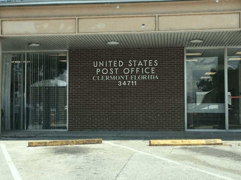 Clermont Post Office 877 W Minneola Ave Clermont FL 34711 US Post Office Hours