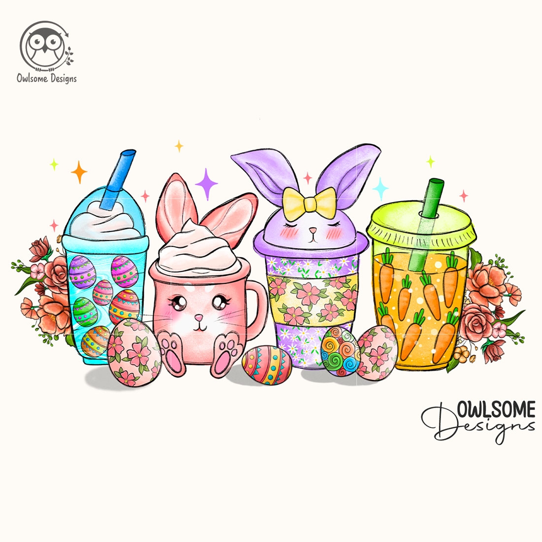 Coffee Easter Day PNG Sublimation MasterBundles