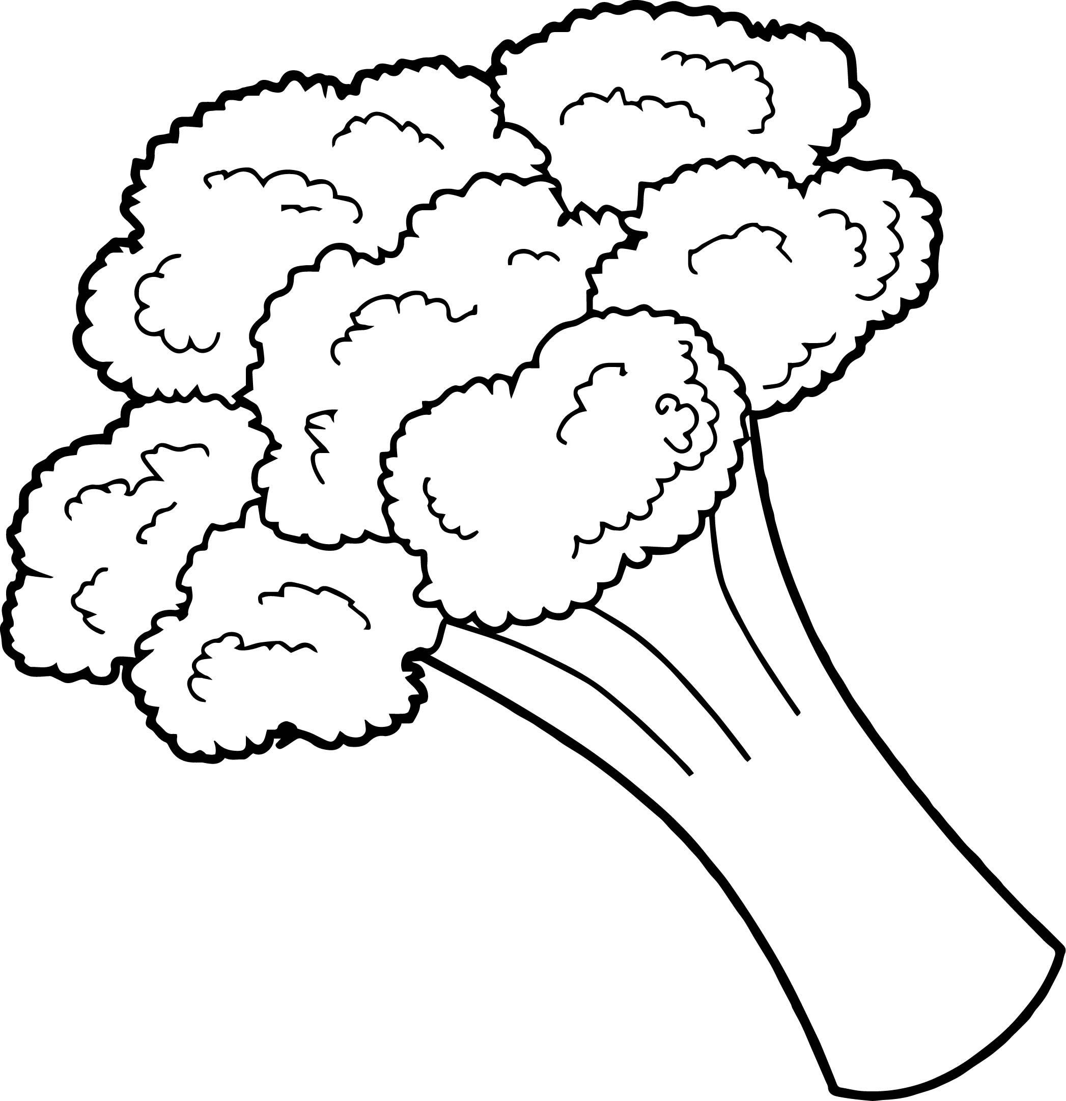 Coloring Pages Cauliflower Vegetable Coloring Pages