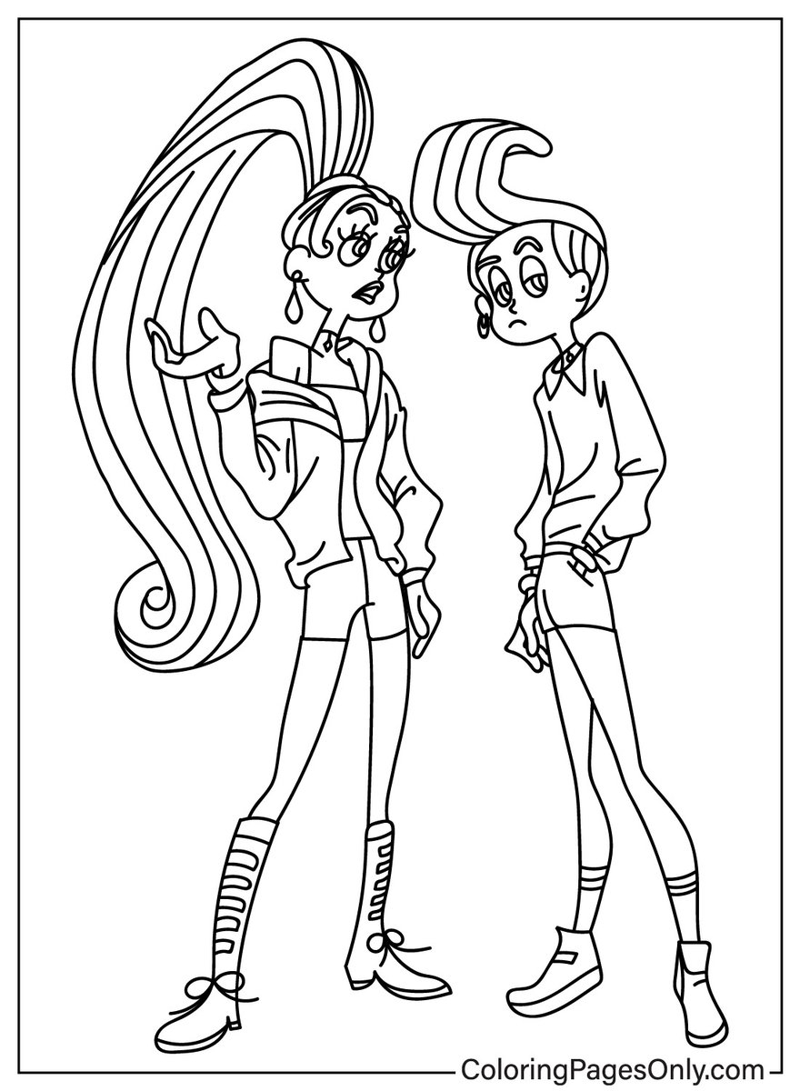 Coloring Pages Only Free PDF Online On X The Enchanting World Of Velvet And Veneer Coloring Pages Https t co UKyBzcmARK velvetandveneer velvet veneer cartoon Coloringpagesonly coloringpages ColoringBook art fanart 