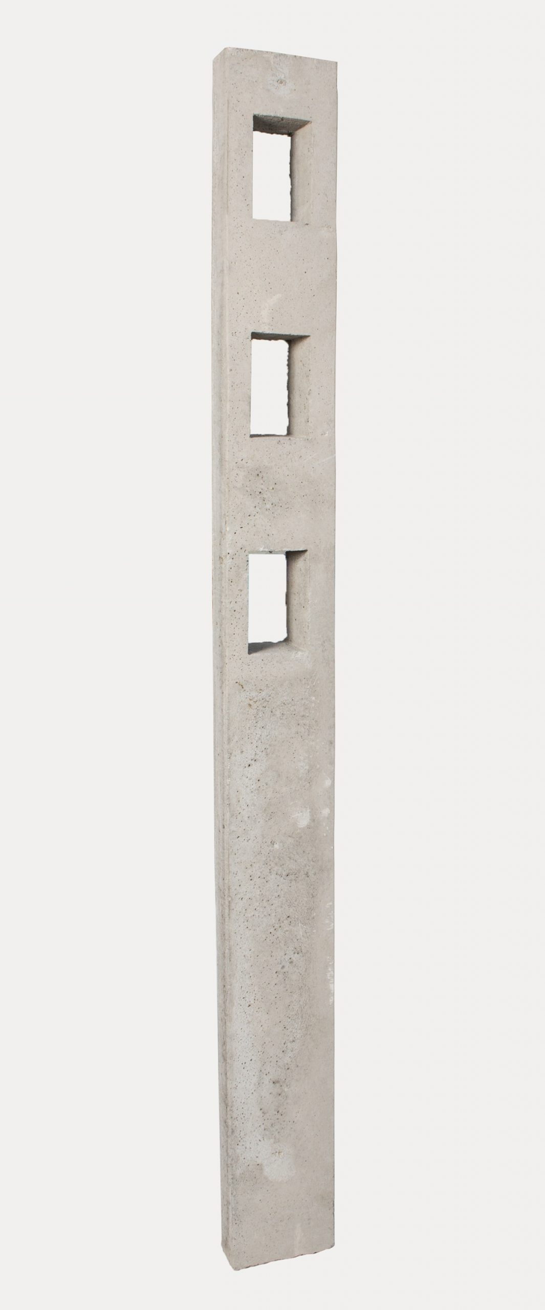 fence posts with holes