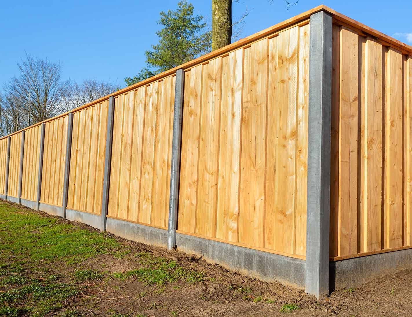 Concrete Fence Posts In Huntingdon Landscaping Mick George