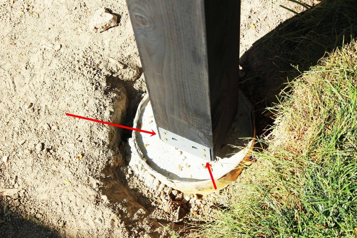 fence post for concrete