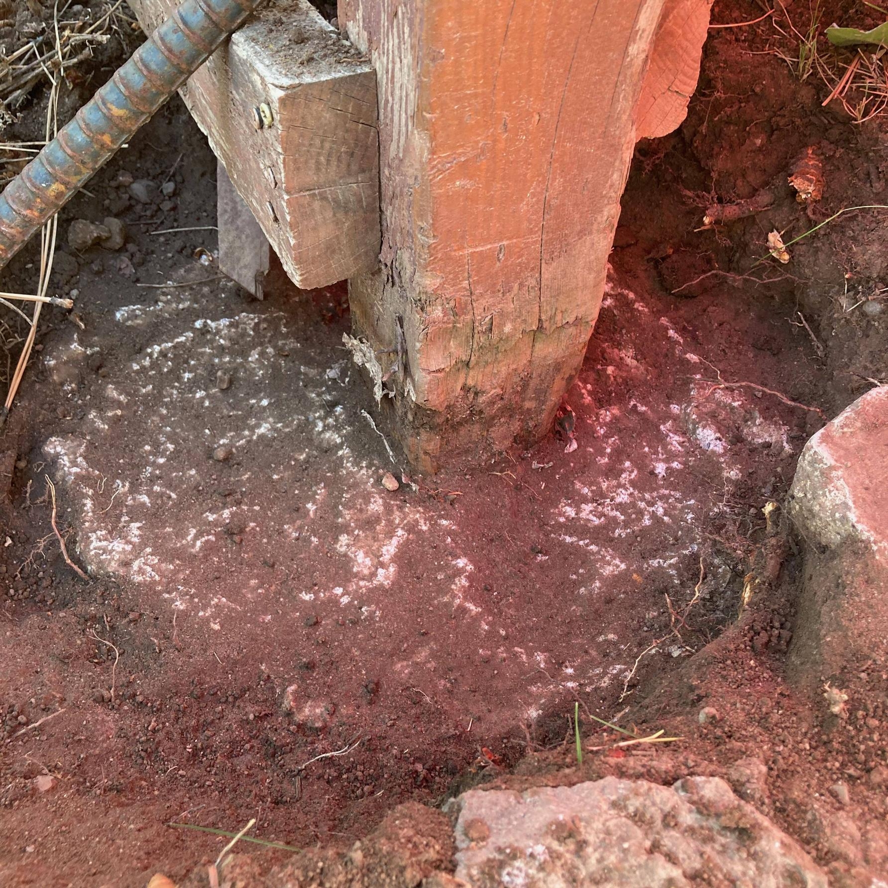 Concrete How Can I Repair This Rotted Fence Post With Footing Below Ground Home Improvement Stack Exchange