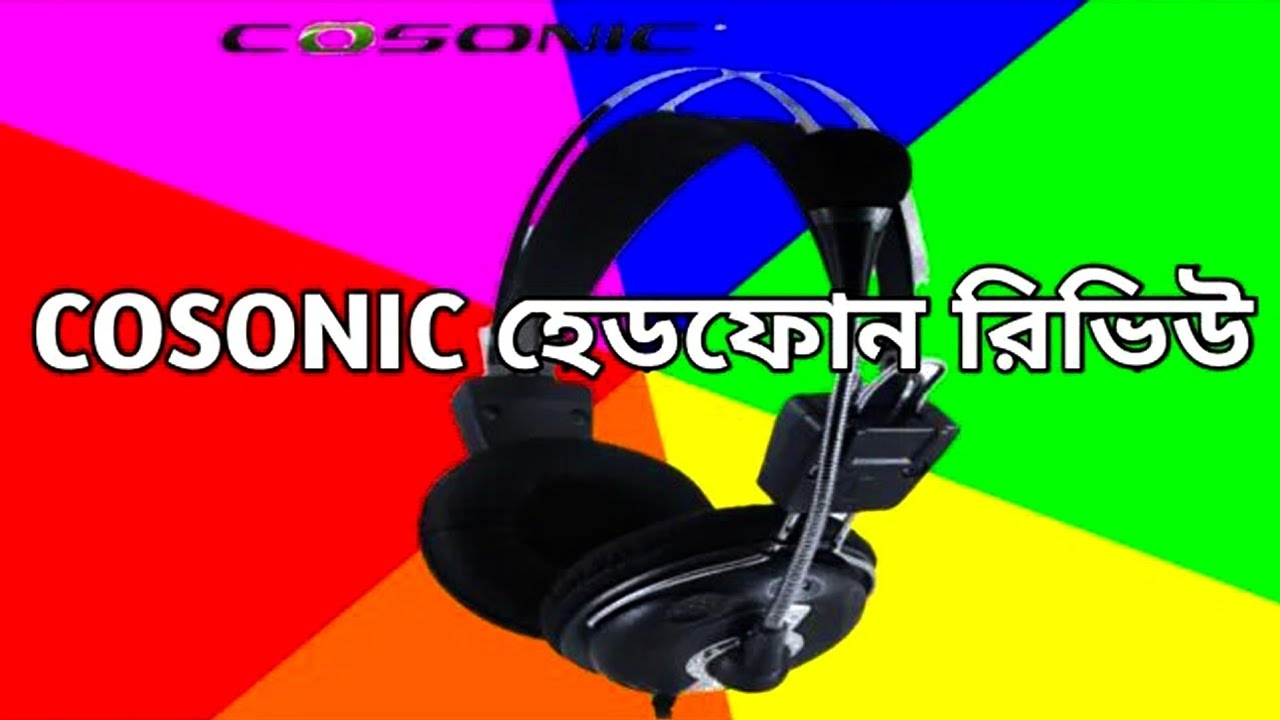 Cosonic Cosonic Headphone Review YouTube