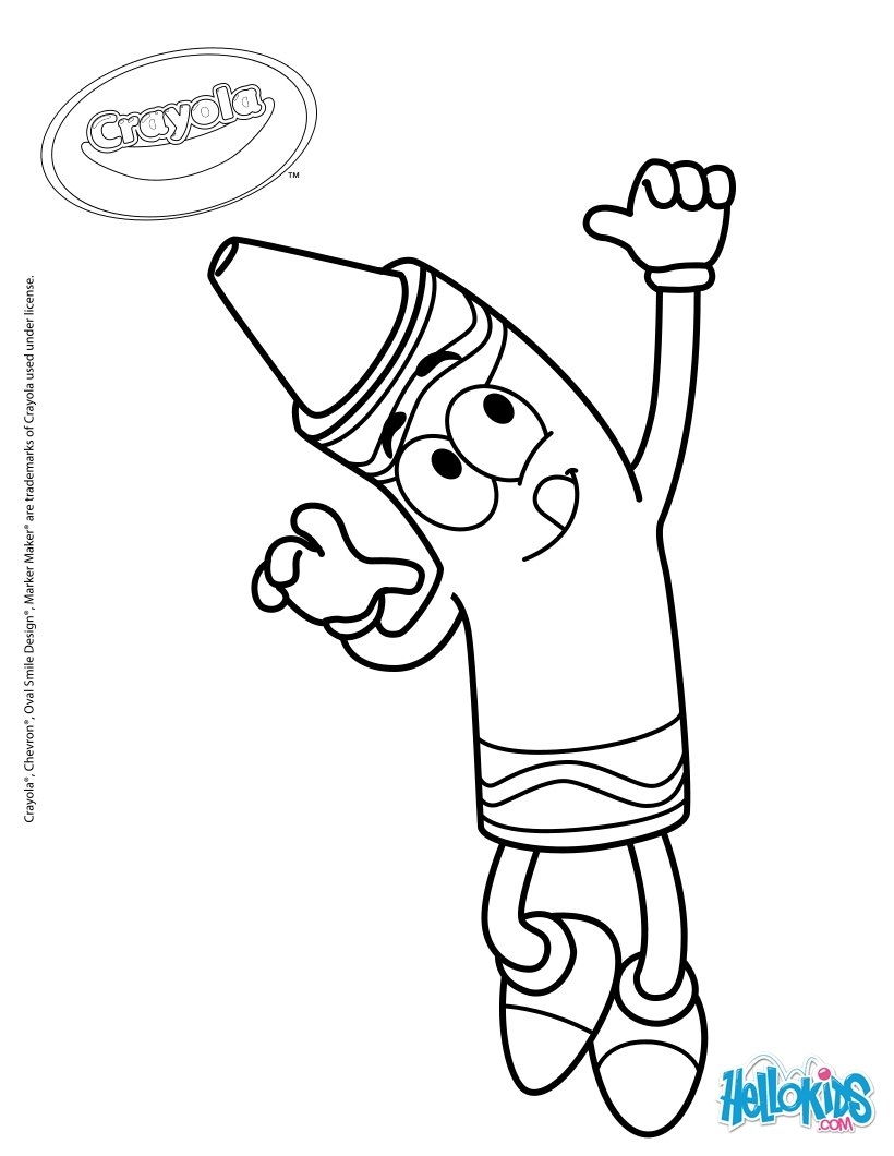 Crayola 19 Coloring Pages Hellokids
