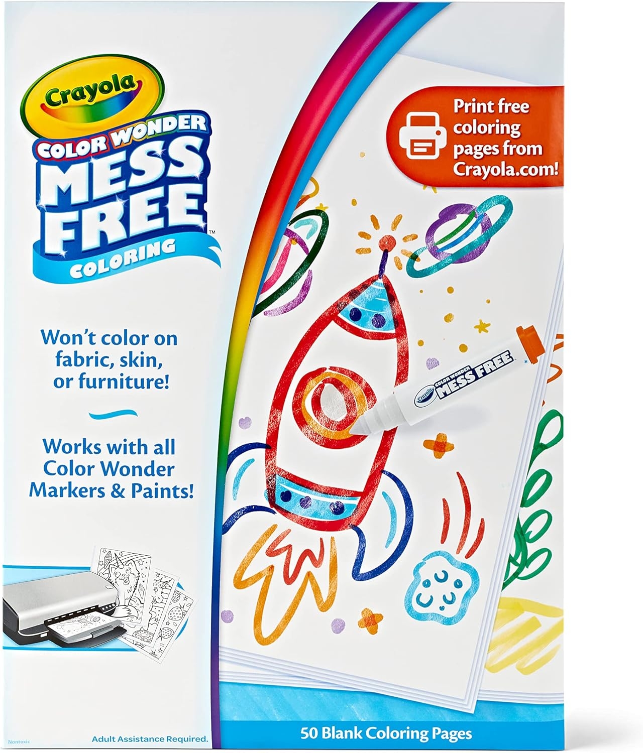 Crayola Brandclub Crayola Color Wonder Mess Free Coloring Pages 50ct Create Your Own Coloring Pages Blank Color Wonder Refill Toddler Toys Gifts