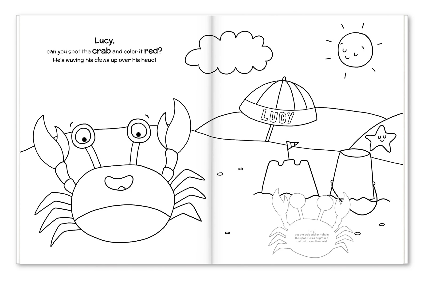 Crayola Learn Colors Personalized Coloring Book Crayons