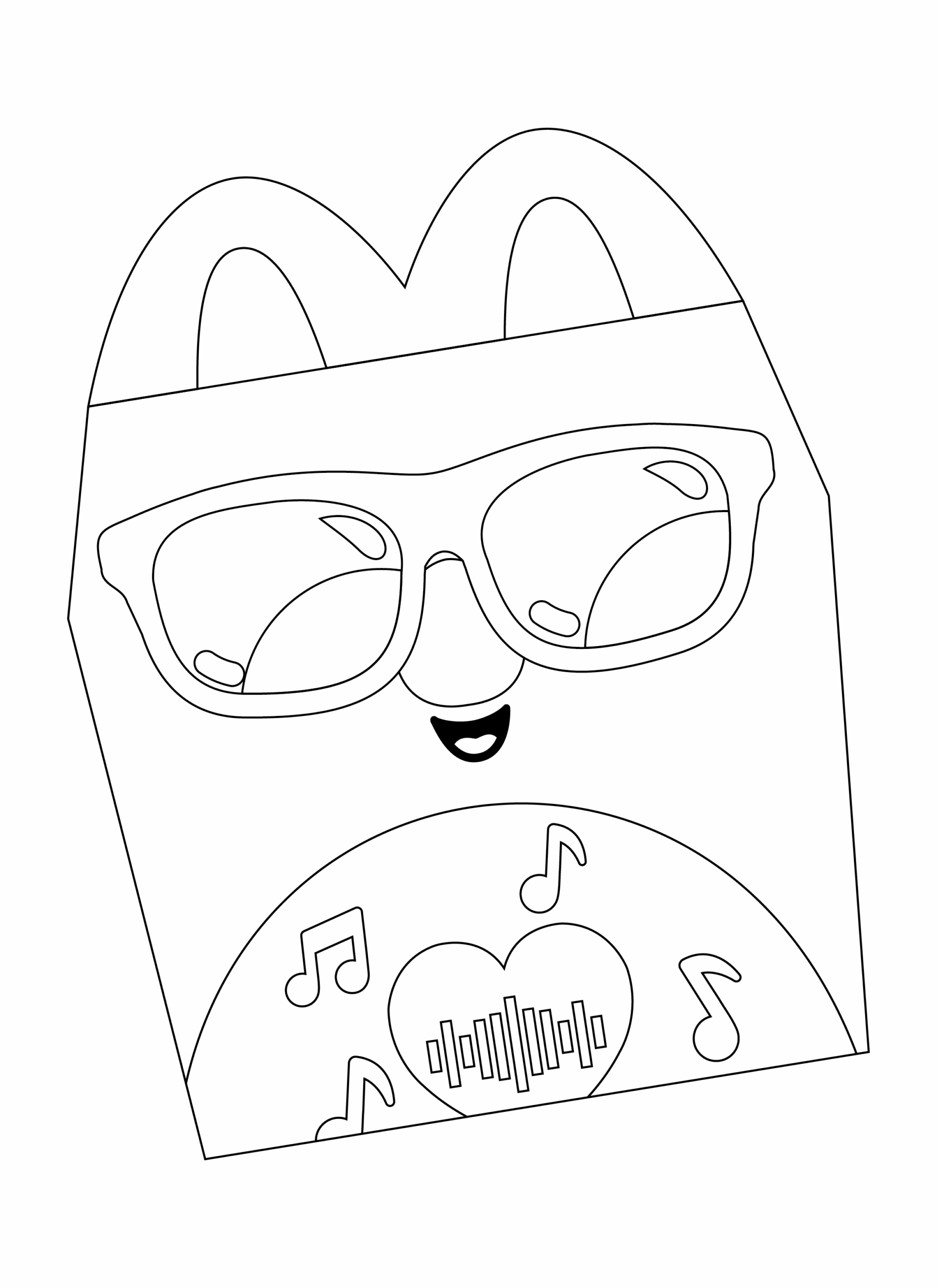mcdonalds color sheets