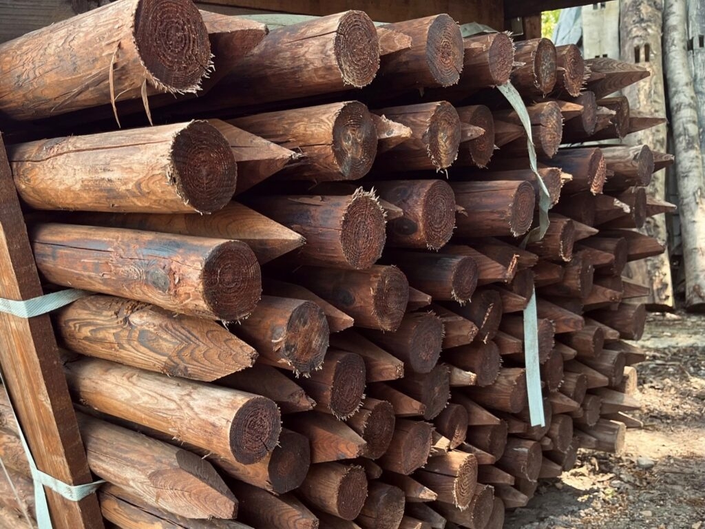 Creosoted Fencing Stakes John Bright Fencing