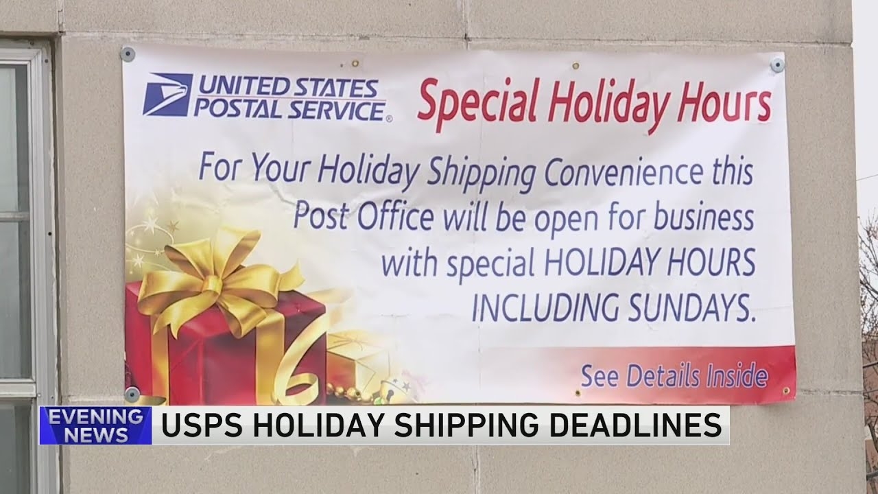 Deadlines Start Soon To Ship Holiday Packages Via USPS YouTube