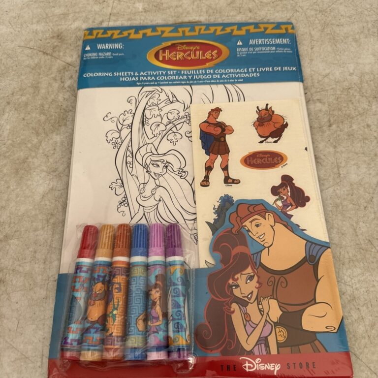 Disney Hercules Coloring Sheets Activity Set New Sealed EBay
