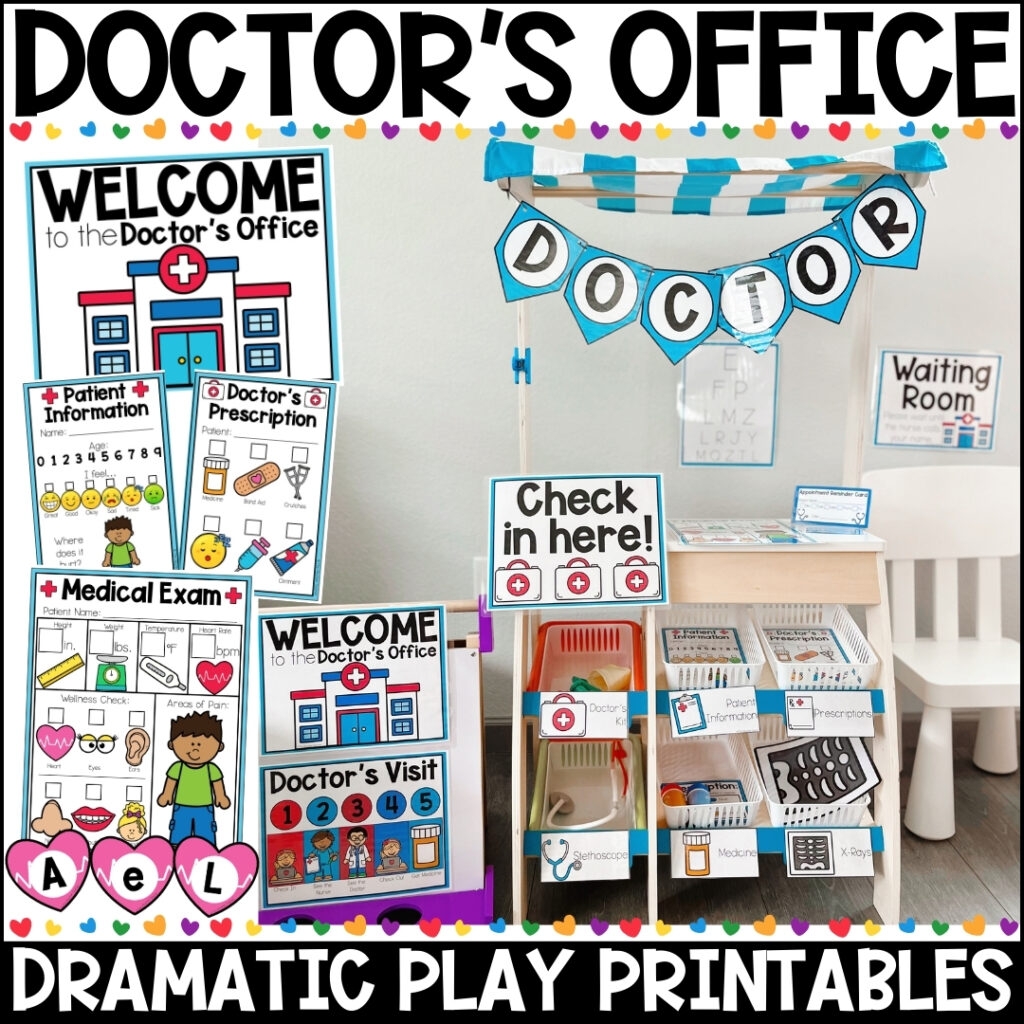 Doctor s Office Dramatic Play Printables For Early Learners The Mountain Teacher