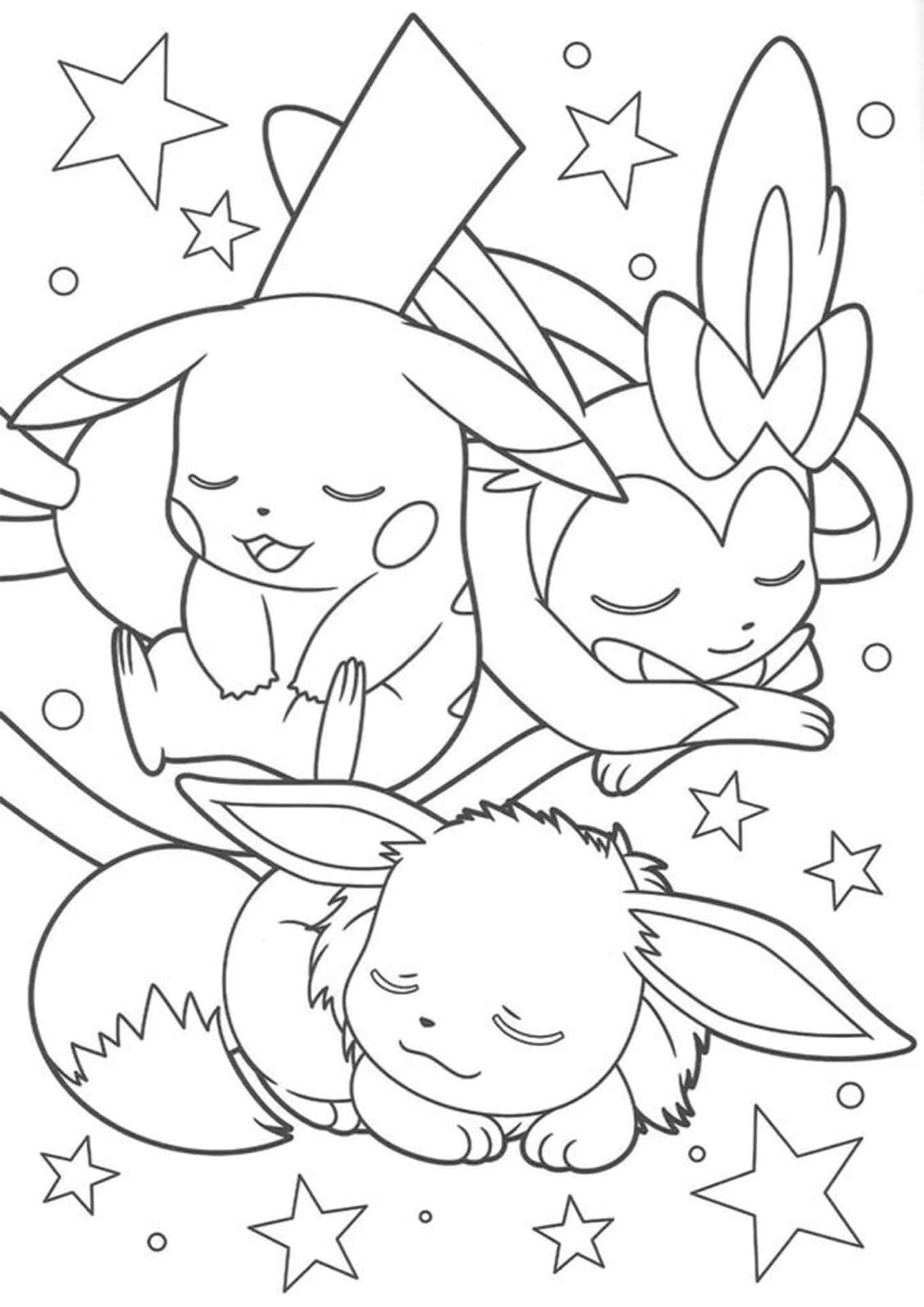 Download Pokemon Coloring Pages For Kids Wallpapers