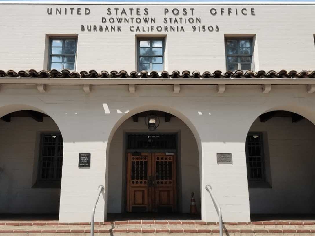 Downtown Burbank Post Office 135 E Olive Ave Burbank CA 91502 US Post Office Hours